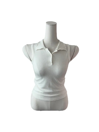 Vera Kara Knitwear Sleeveless T Vera Kara Knit Nashi Tee