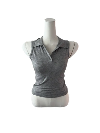 Vera Kara Knitwear Sleeveless T Vera Kara Knit Nashi Tee