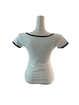 Your slim cartoon lettering short-sleeved T