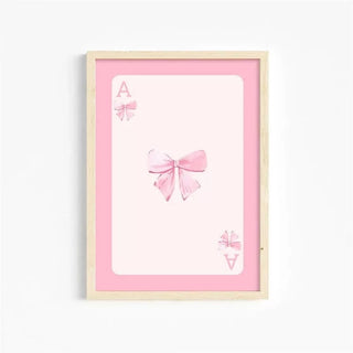 Pink Bow Coquette Poster