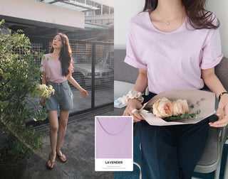 U-neck T-shirt - 7 colors