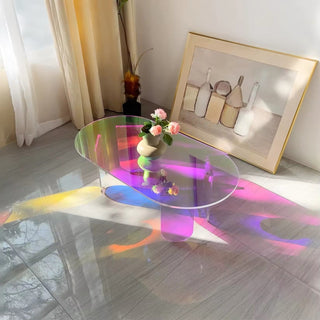 Iridescent Acrylic Coffee Table