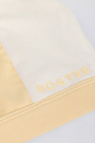 Contrast Sports Bra in Lemon Marl