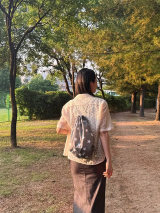 Luna string bag (keyring given)