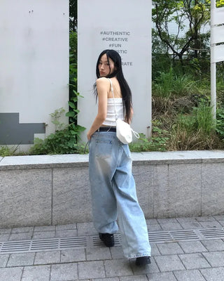 First - q bag (white) (key ring included)