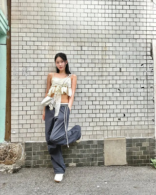 First - q bag (white) (key ring included)