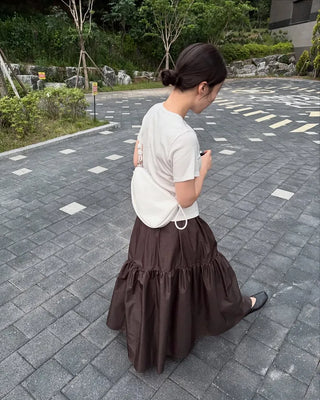 First - q bag (white) (key ring included)