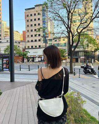 First - q bag (white) (key ring included)