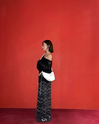 First - q bag (white) (key ring included)