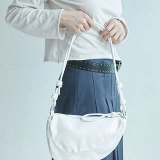 First - q bag (white) (key ring included)