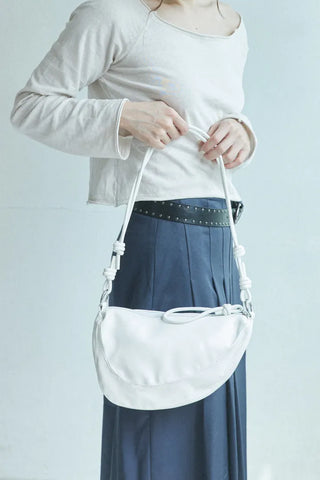First - q bag (white) (key ring included)
