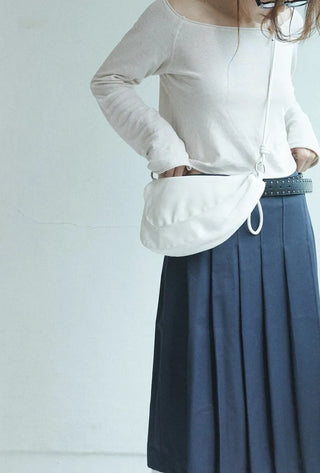 First - q bag (white) (key ring included)