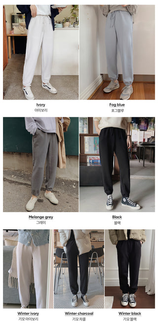 (basic/long) Soft Jogger Pants - 3 colors