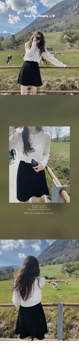 Loose knit top - 7 colors