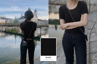 Lined T-shirt - 5 colors