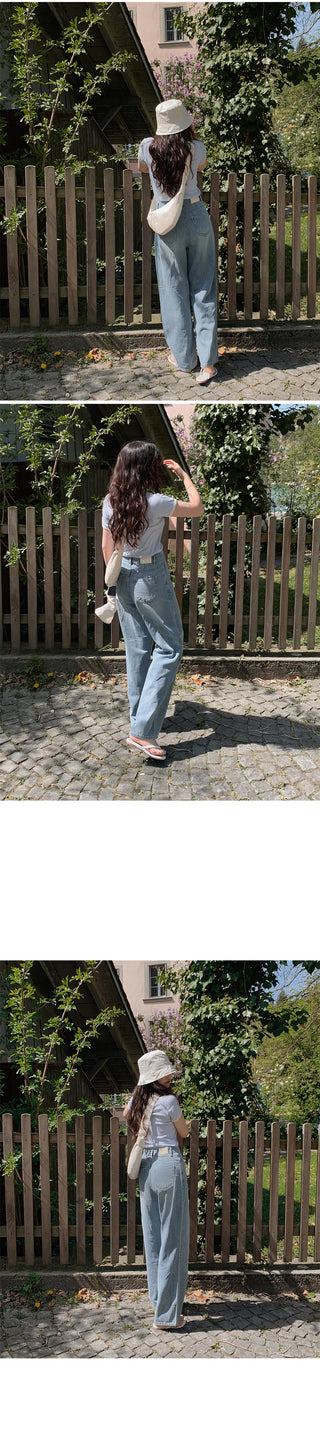 Lined T-shirt - 5 colors