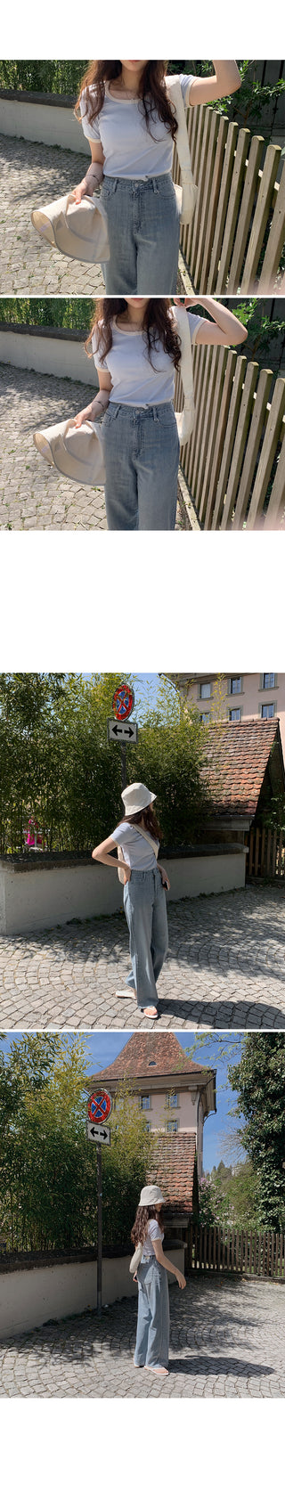 Lined T-shirt - 5 colors