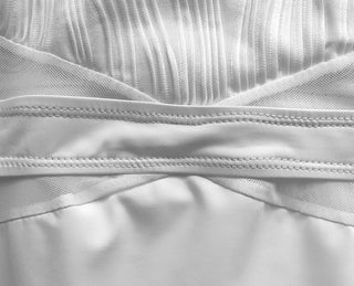 [With built-in cups] Halter neck sheer monokini