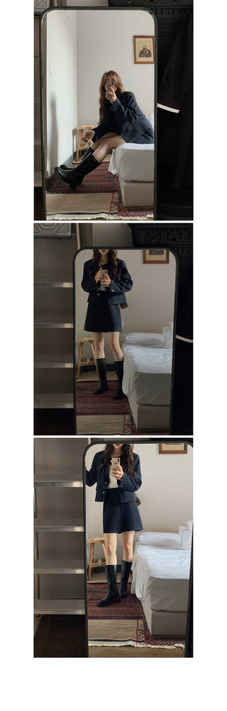 A Tweed Skirt (set-up) - 3 sizes