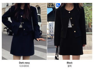 A Tweed Skirt (set-up) - 3 sizes