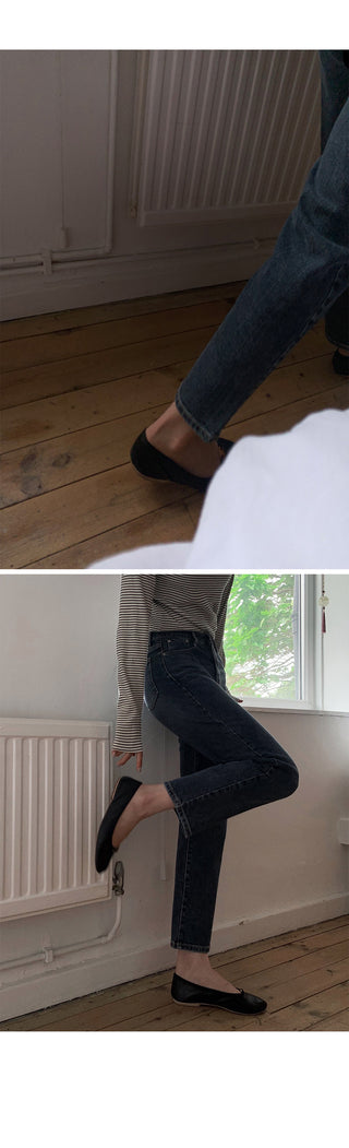 (basic/long) Land Dark Denim Pants