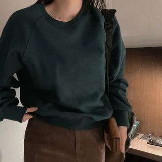 Fleece-lined sweatshirt