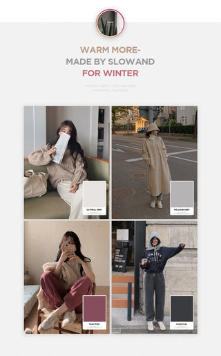 [Choose your length] 2-way fleece-lined sweatpants