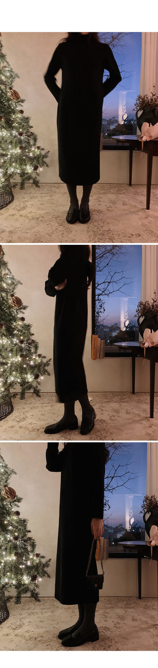 Black turtleneck dress - 2 sizes