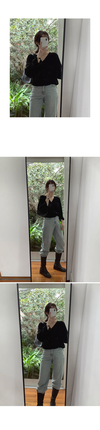 (basic/long) Wide Light Denim Pants - 4 sizes