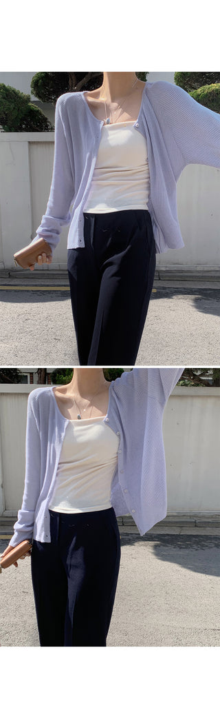 Slim Summer Cardigan - 6 colors