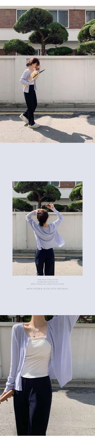 Slim Summer Cardigan - 6 colors