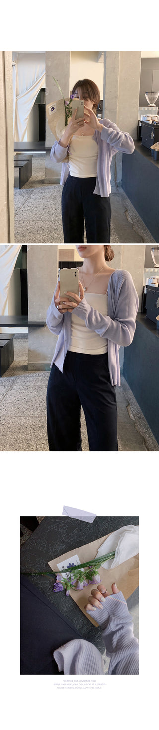Slim Summer Cardigan - 6 colors