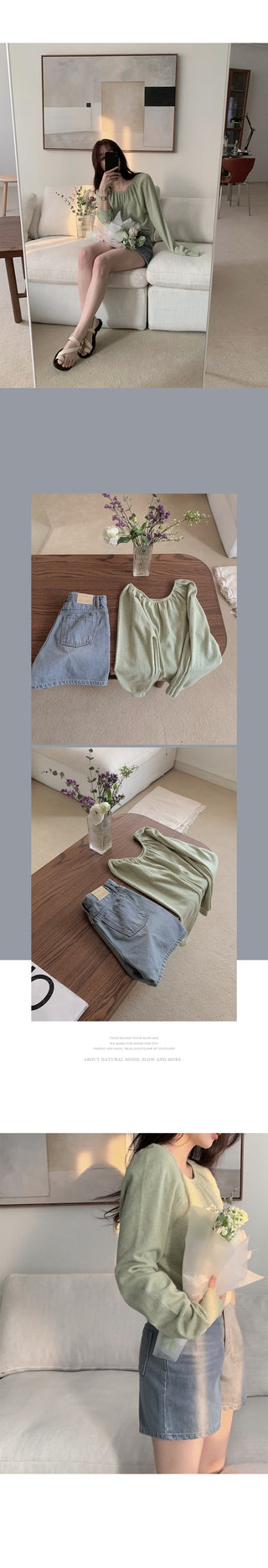 Fog Blue Denim Shorts - Size 4