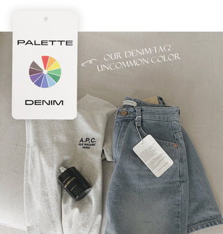 Fog Blue Denim Shorts - Size 4
