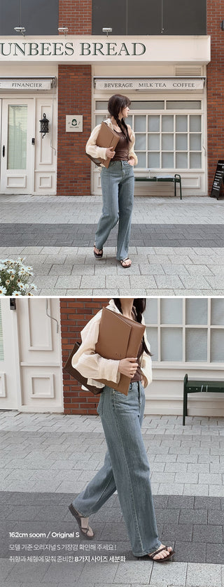 (basic/long) Vintage Summer Denim Pants - 4 sizes