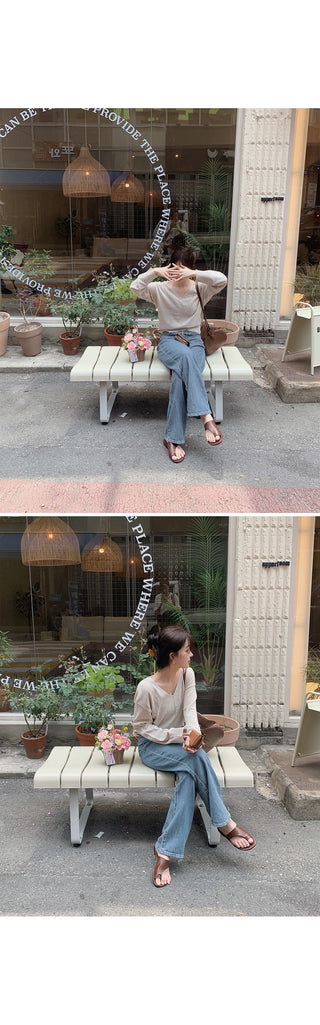 (basic/long) Vintage Summer Denim Pants - 4 sizes