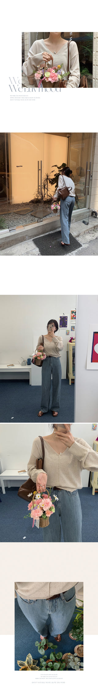 (basic/long) Vintage Summer Denim Pants - 4 sizes