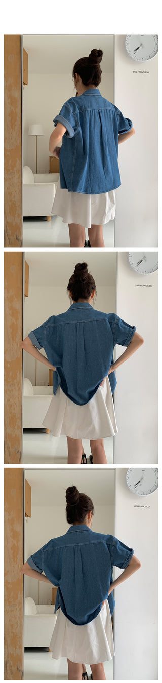Summer denim shirt (2 colors)