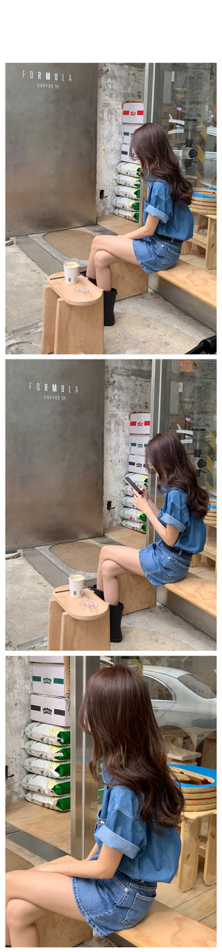 Summer denim shirt (2 colors)