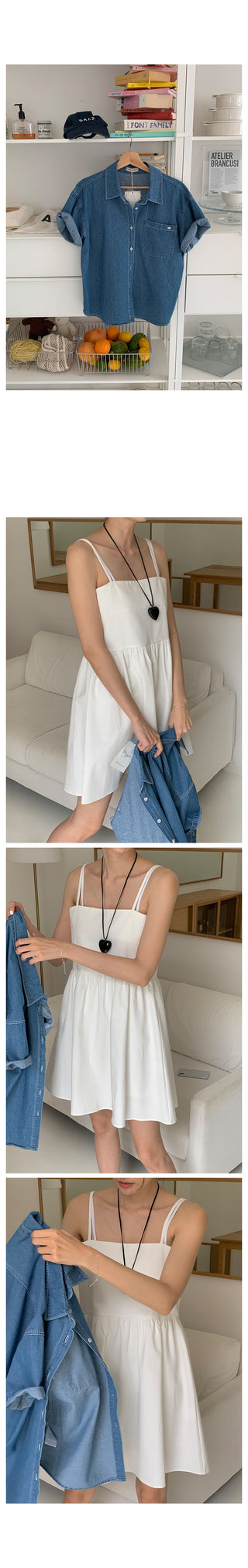 Summer denim shirt (2 colors)