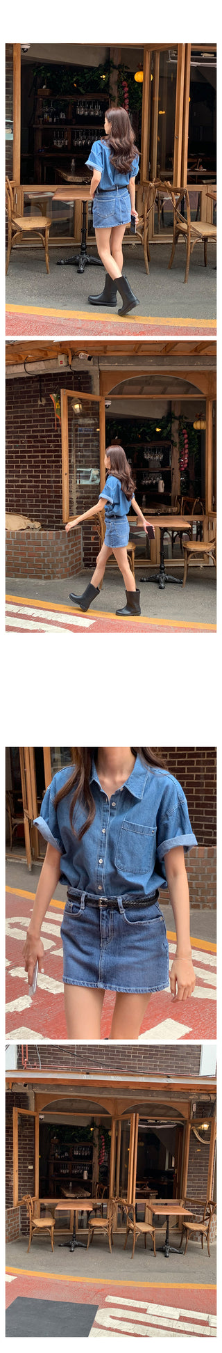 Summer denim shirt (2 colors)