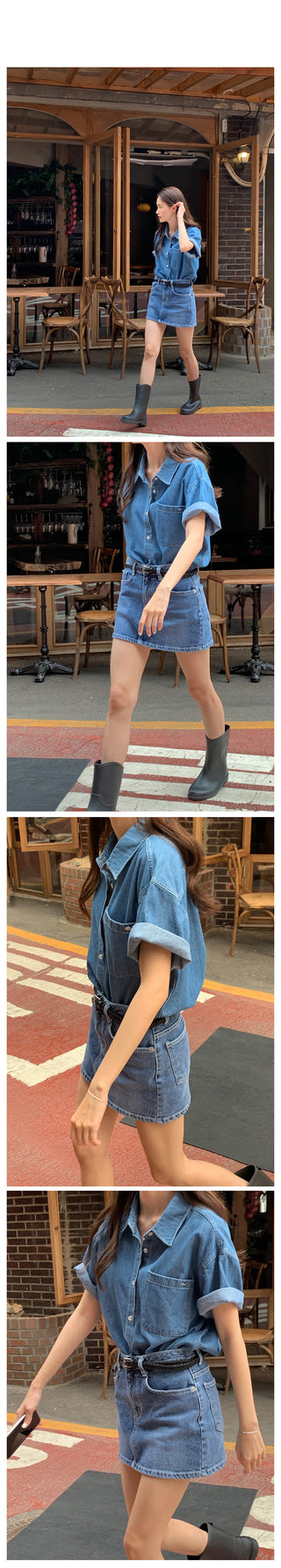 Summer denim shirt (2 colors)