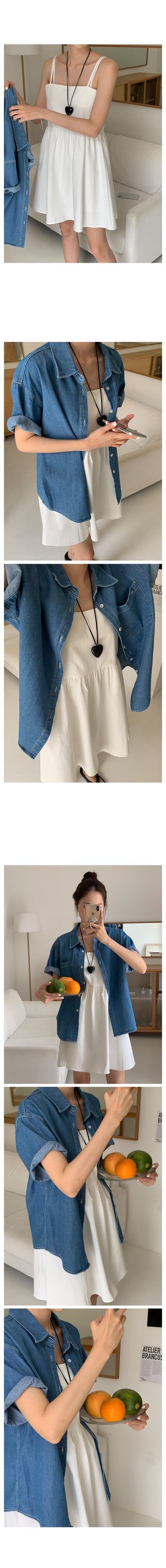 Summer denim shirt (2 colors)