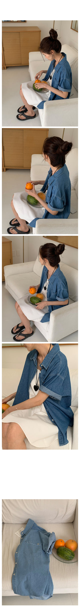Summer denim shirt (2 colors)
