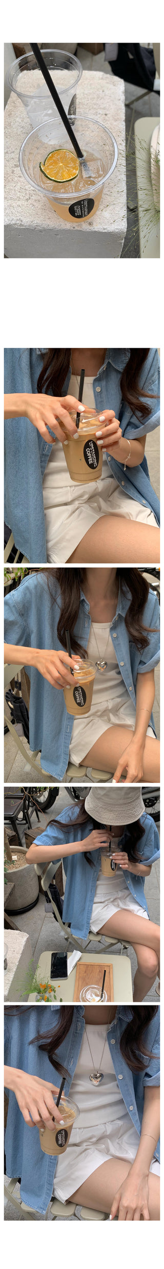 Summer denim shirt (2 colors)