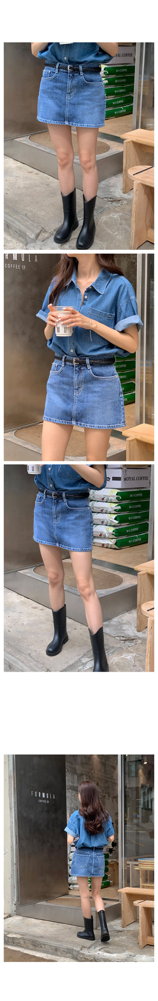 Summer denim shirt (2 colors)