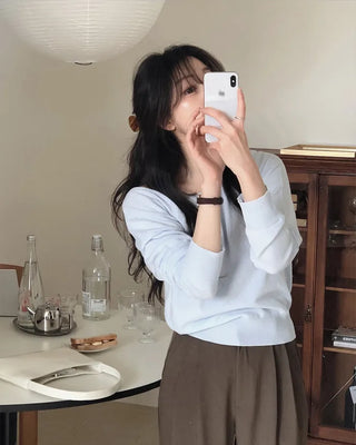 (6 colors) Chamomile Slim Knit