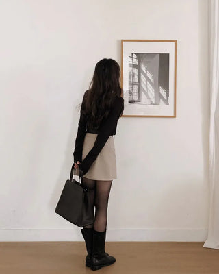 Clean Fit Mini Skirt