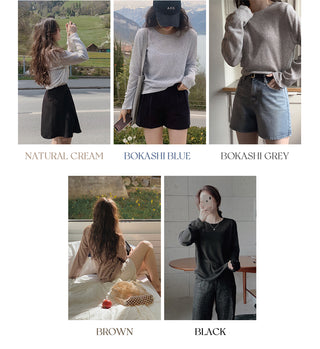Loose knit top - 7 colors