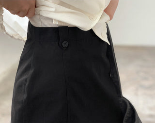 Detail Cotton Skirt - 4 sizes